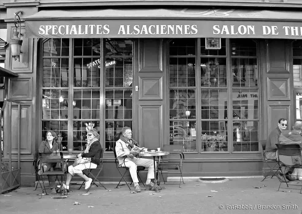 A Paris café